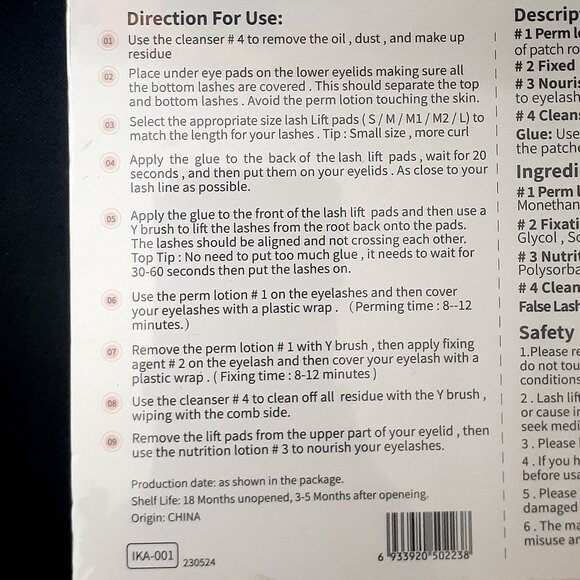 NEW ICONSIGN Lash Lift Kit Eyelash Perming Kit Curl Enhancer - Expires 12/22/26 - Picture 4 of 5